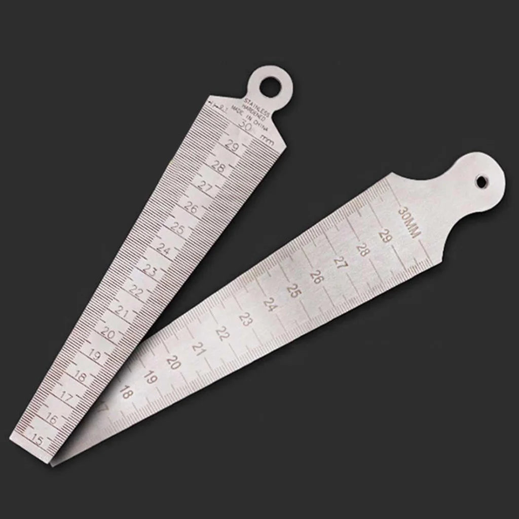 Stainless Steel Taper Gauge for Measuring Wedge Gaps