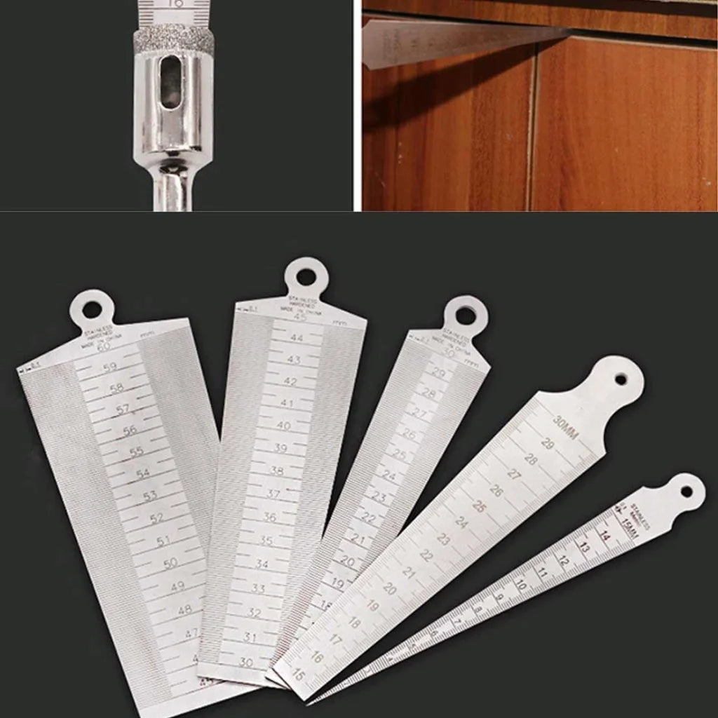 Stainless Steel Taper Gauge for Measuring Wedge Gaps