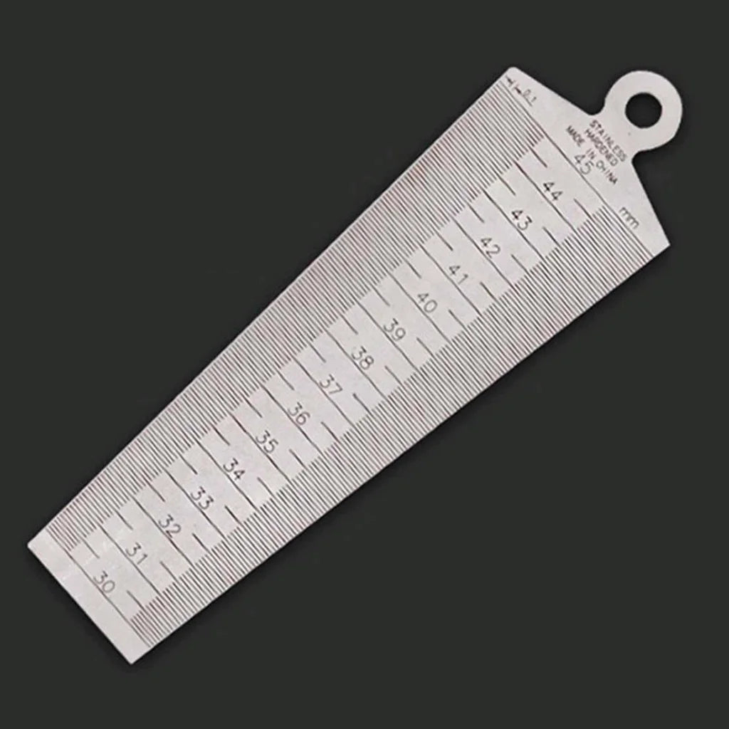 Stainless Steel Taper Gauge for Measuring Wedge Gaps