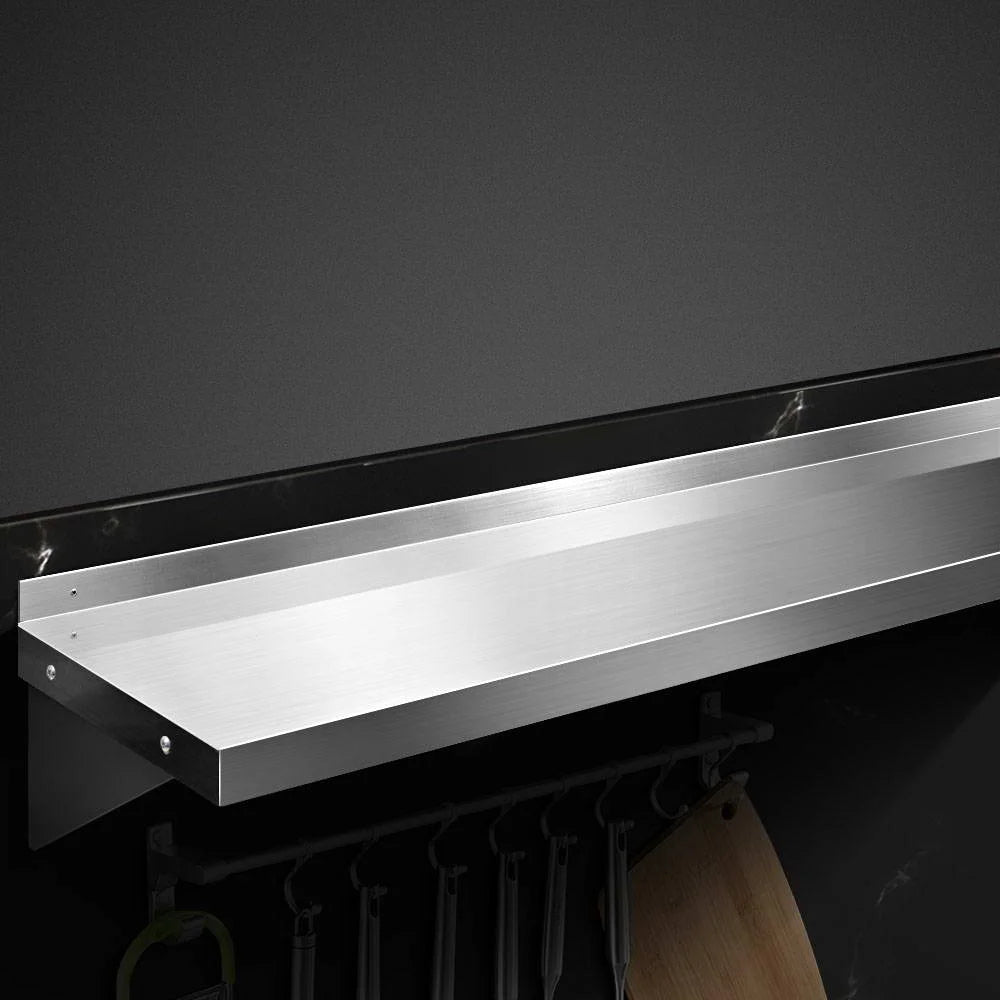 Stainless Steel Wall Shelf Kitchen Shelves 1800mm Rack