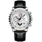 Stainless Steel Waterproof Men Sports Watch - Black Net