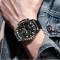 Stainless Steel Waterproof Men Sports Watch - White Net