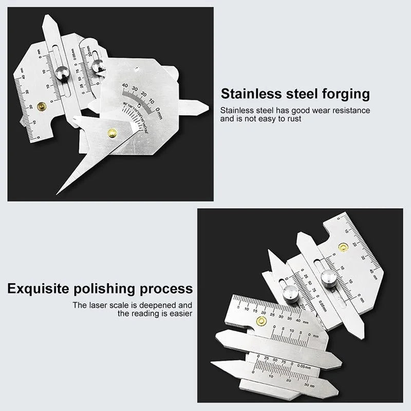 Stainless Steel Welding Inspection Ruler - Hjc40 - Tools >