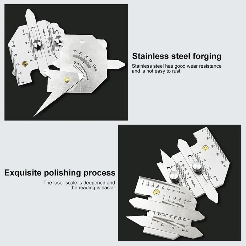 Stainless Steel Welding Ruler for Inspection - Measure