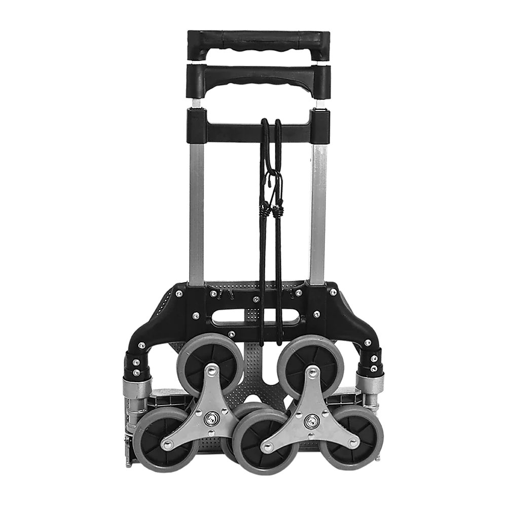 Stair Climbing Trolley 6 Wheels Aluminium Folding Hand Cart
