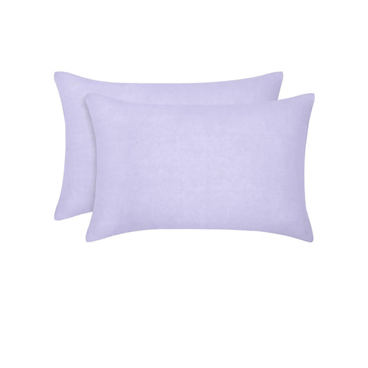 Standard Pillowcases Pair Vintage Design Homewares Lilac