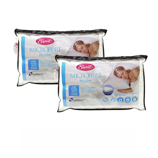 Standard Pillows Easyrest Two Microfibre Gusseted - Home &