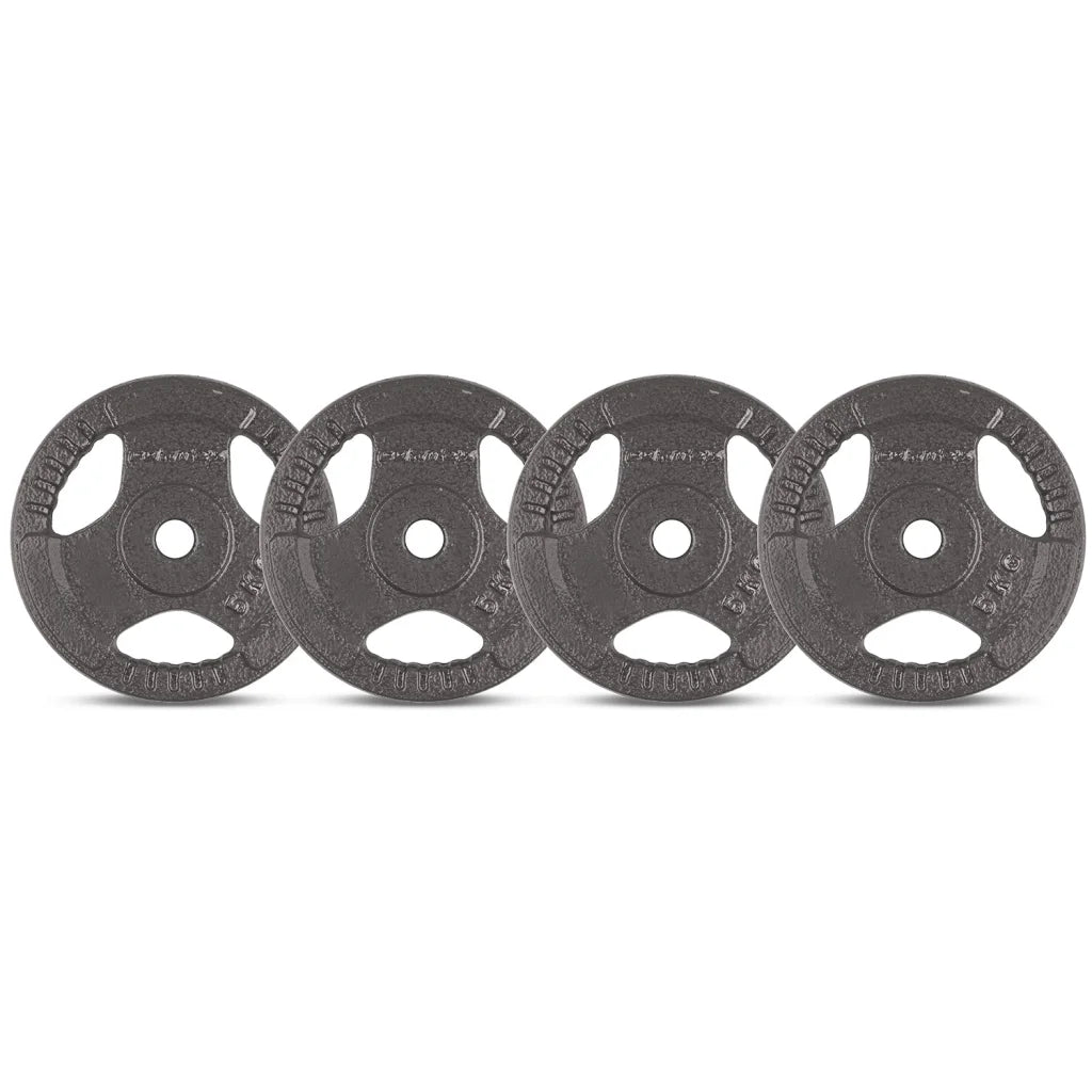 Standard Plates 5kg Tri-Grip 25mm (Set of 4) CORTEX