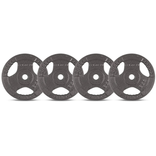 Standard Plates 5kg Tri-Grip 25mm (Set of 4) CORTEX