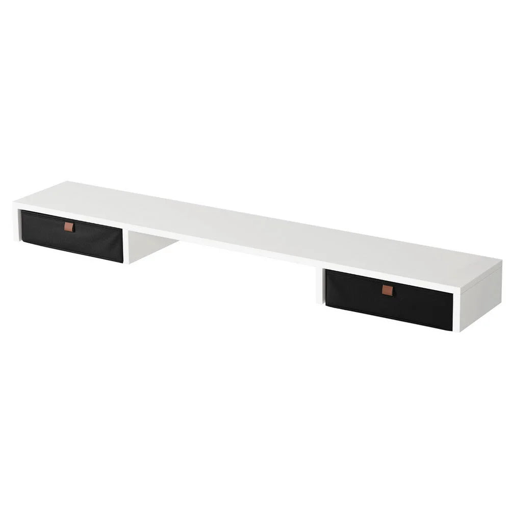 Rack Shelf 120cm Standing Desktop Removable Bookshelf Desk Storage