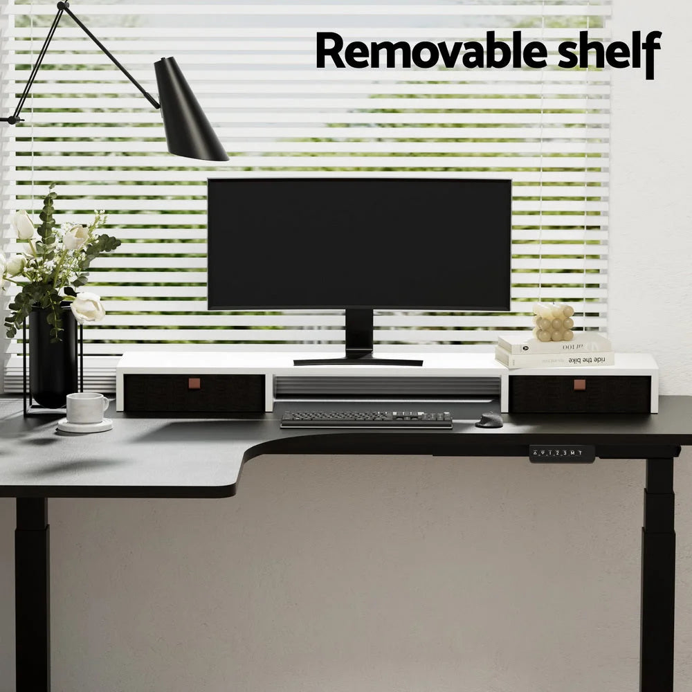 Desk Storage Rack Shelf Desktop Removable Bookshelf