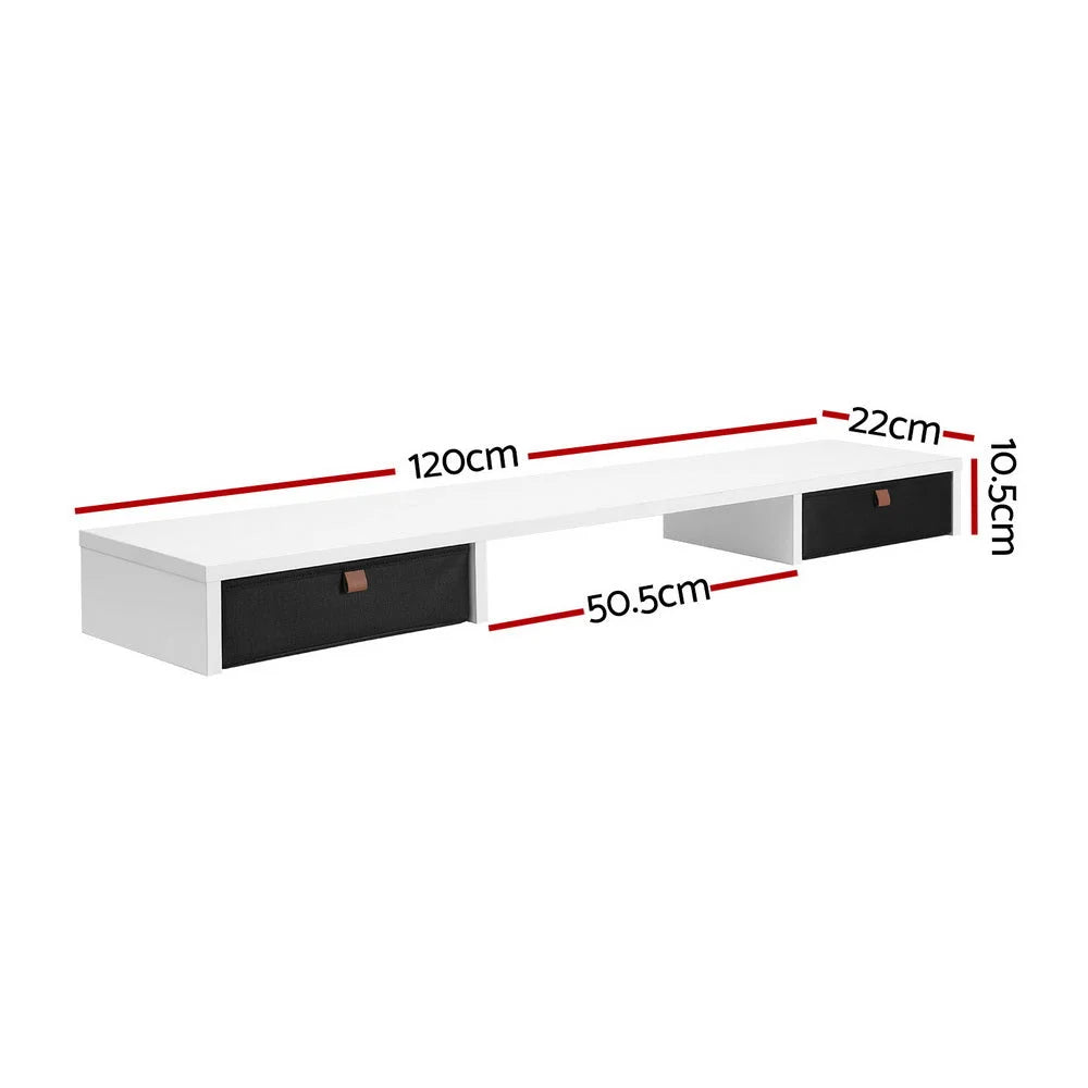 Storage shelf Standing Desk Desktop Rack Removable Bookshelf