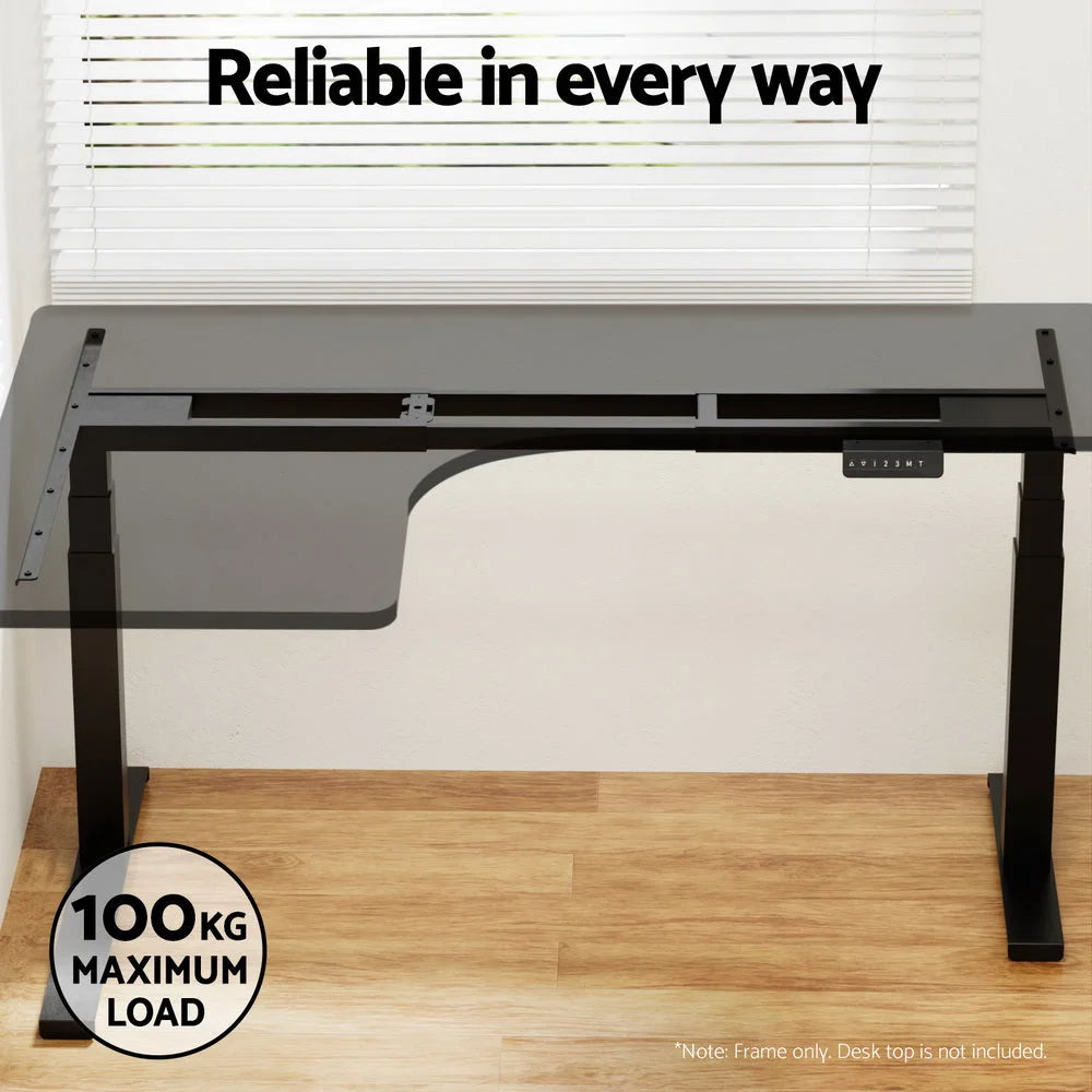Standing Desk Frame L-Shape Motorized - Frame Only