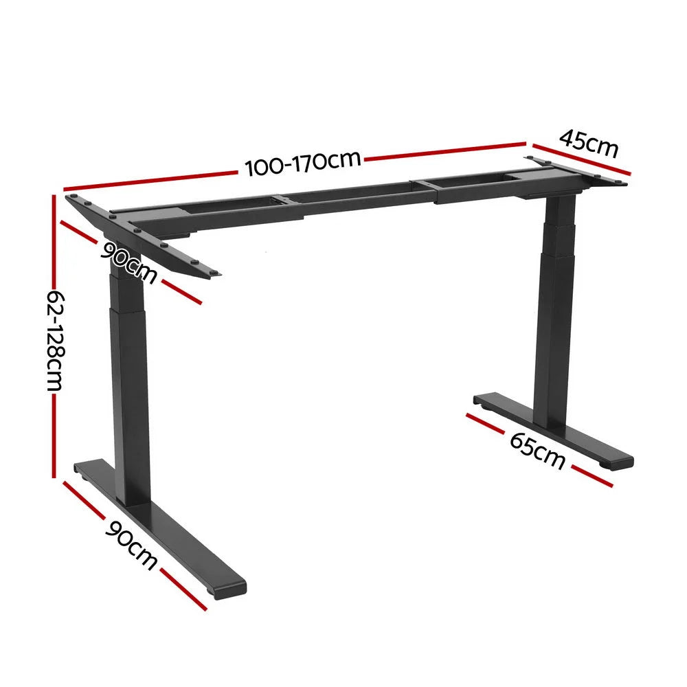 Standing Desk Frame L-Shape Motorized - Frame Only