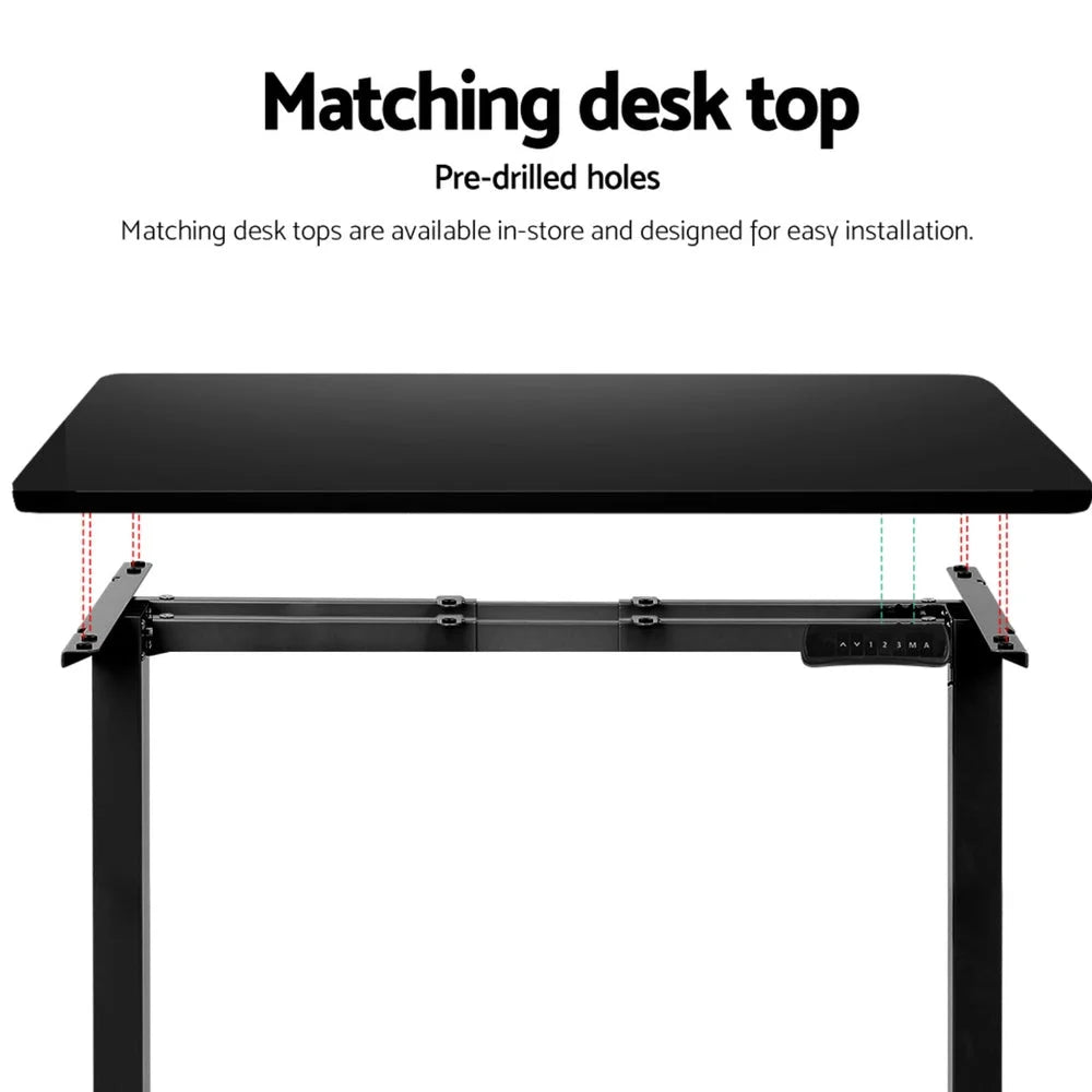Standing Desk Frame Only Dual Motor Motorized black 981