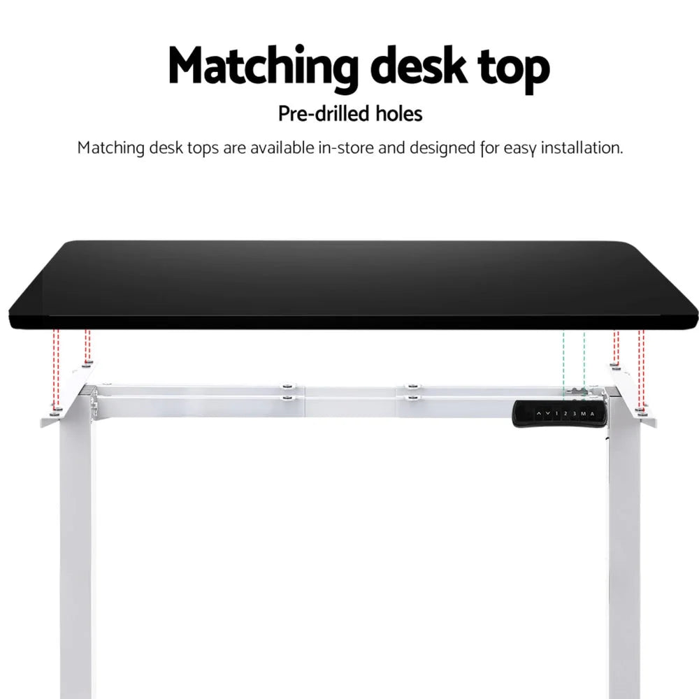 Standing Desk Frame Only Dual Motor Motorized white 159