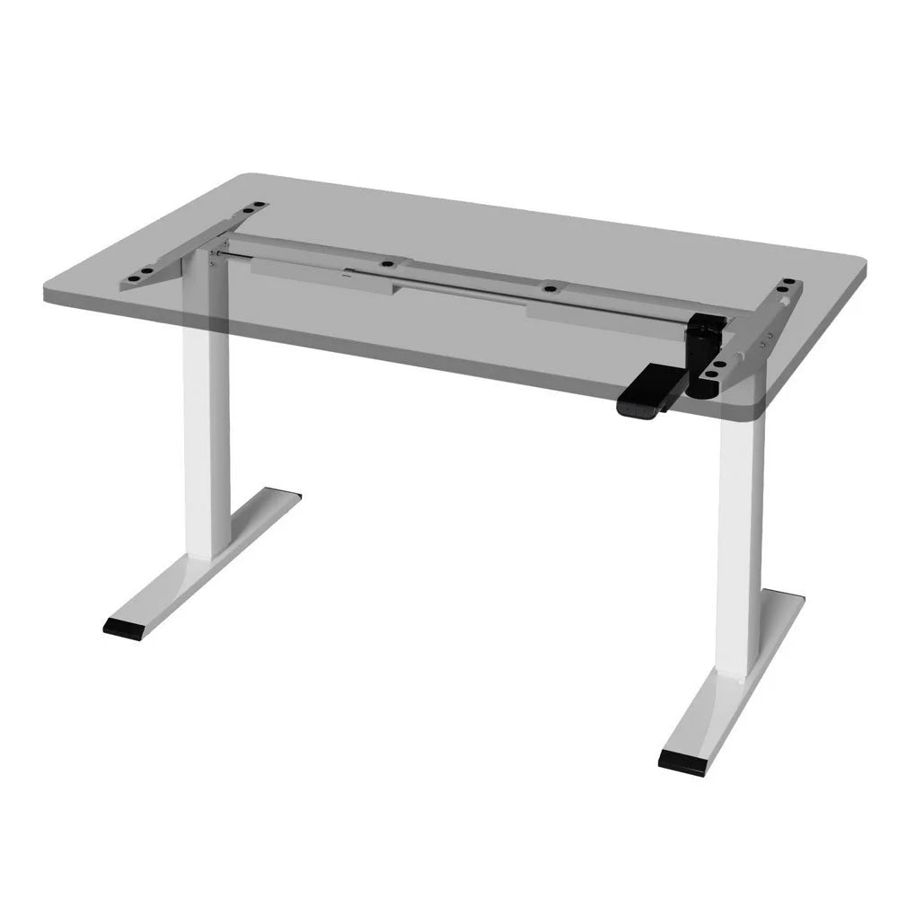 Standing Desk Frame Only Motorized - White