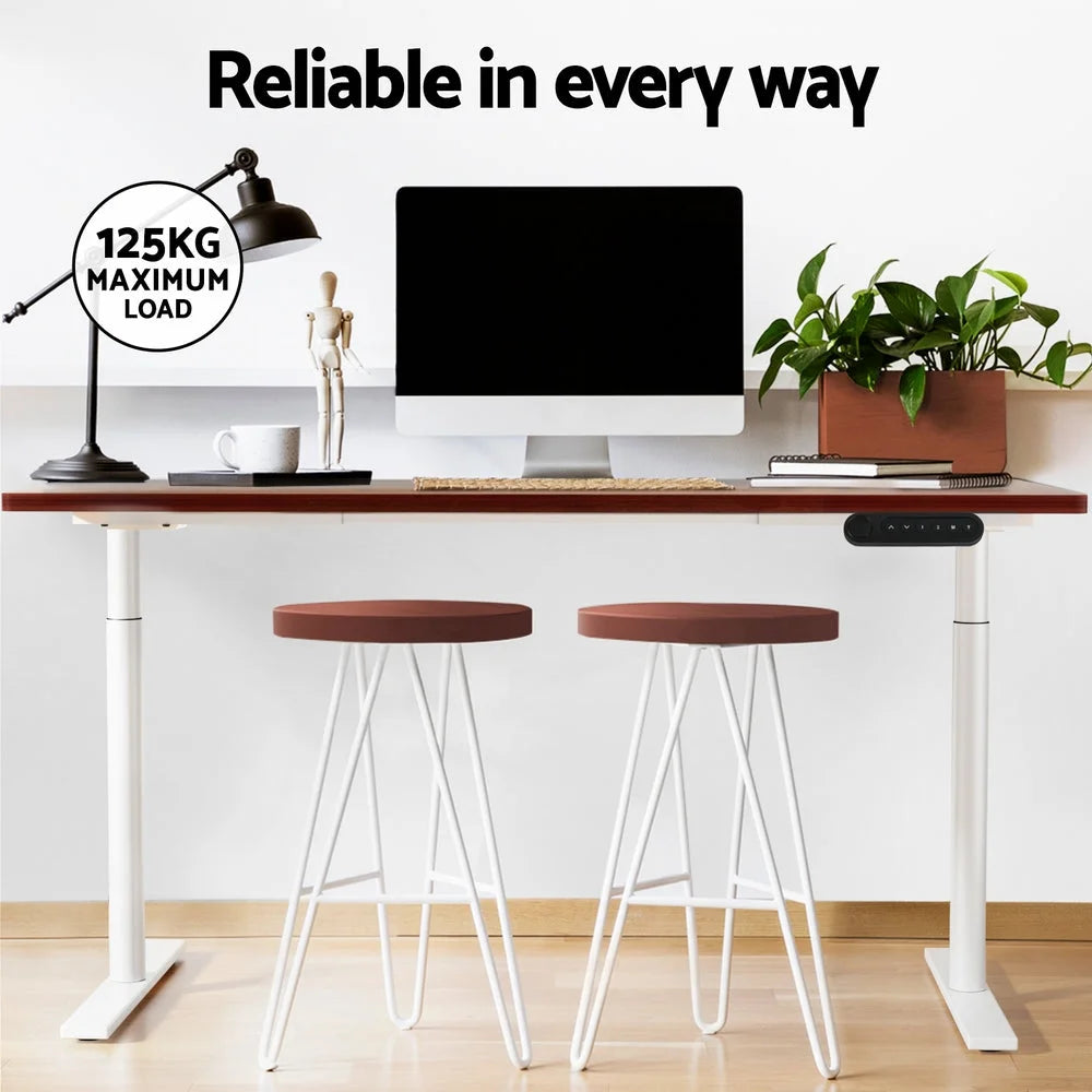 Standing Desk Motorised Dual Motor 120CM - Walnut