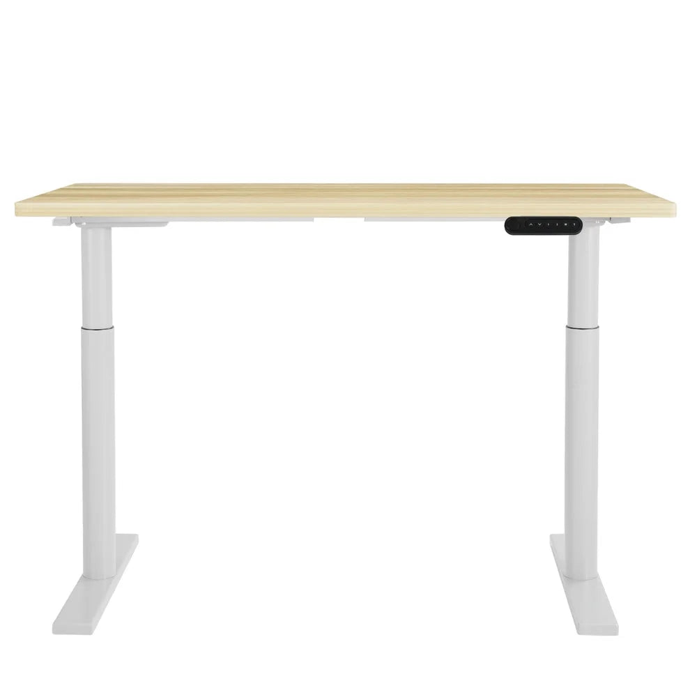 Standing Desk Motorised Dual Motor 120CM - White Oak