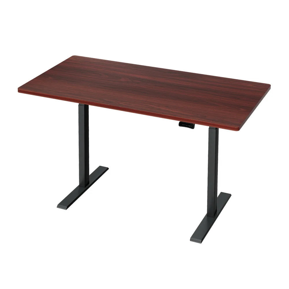 Standing Desk Motorised Dual Motor 140CM walnut 156