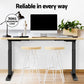 Standing Desk Motorised Dual Motor 140CM white oak 376