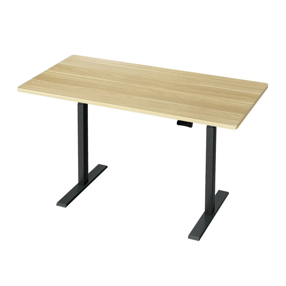 Standing Desk Motorised Dual Motor 140CM white oak 712