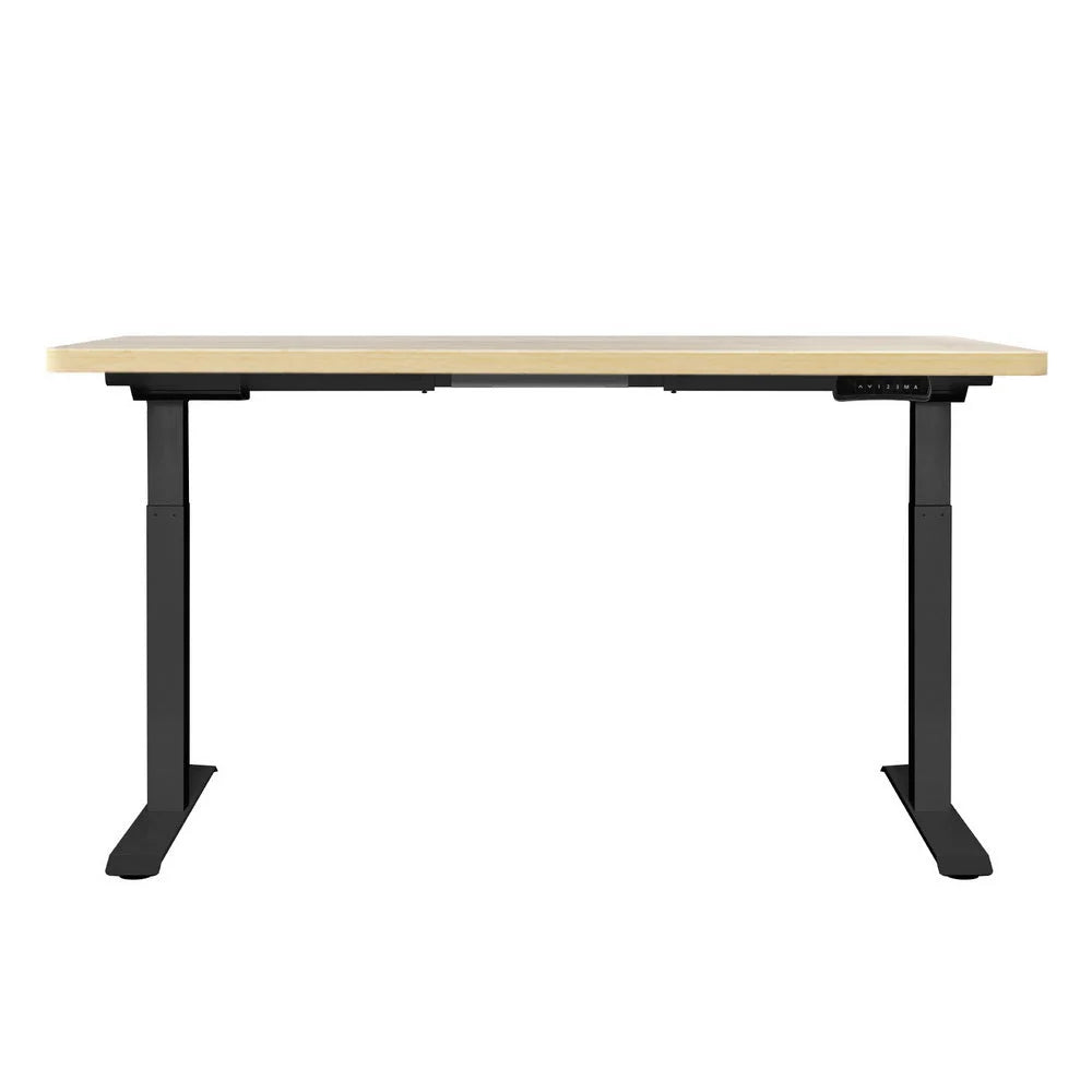 Standing Desk Motorised Dual Motor 140CM white oak 952