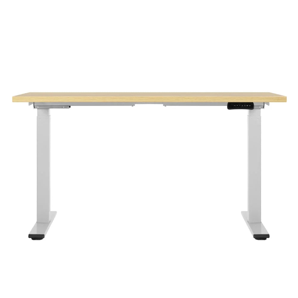 Standing Desk Motorised Dual Motor White Oak 120cm 310
