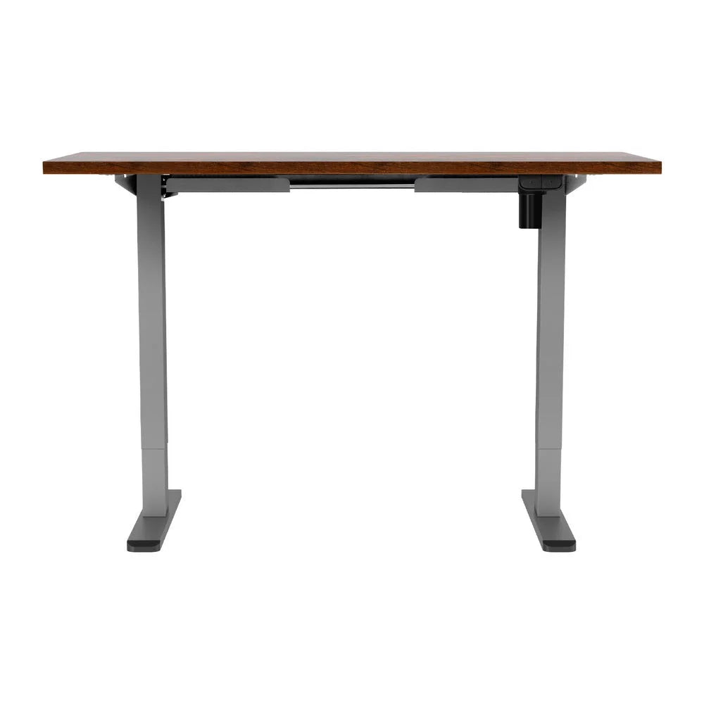 Brown grey 120cm desk for study or home office workspaces