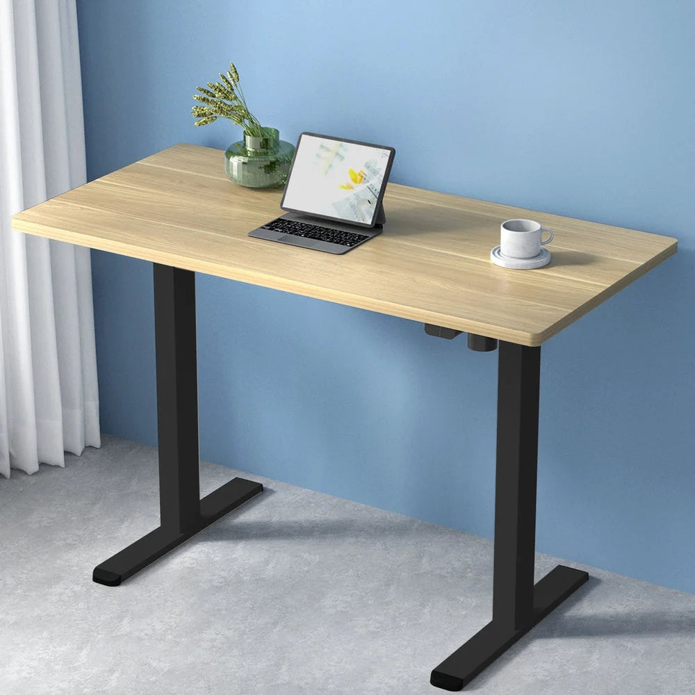 Standing Desk Motorized 120CM white oak 347