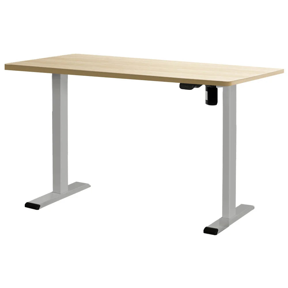 Standing Desk Motorized 120CM white oak 538
