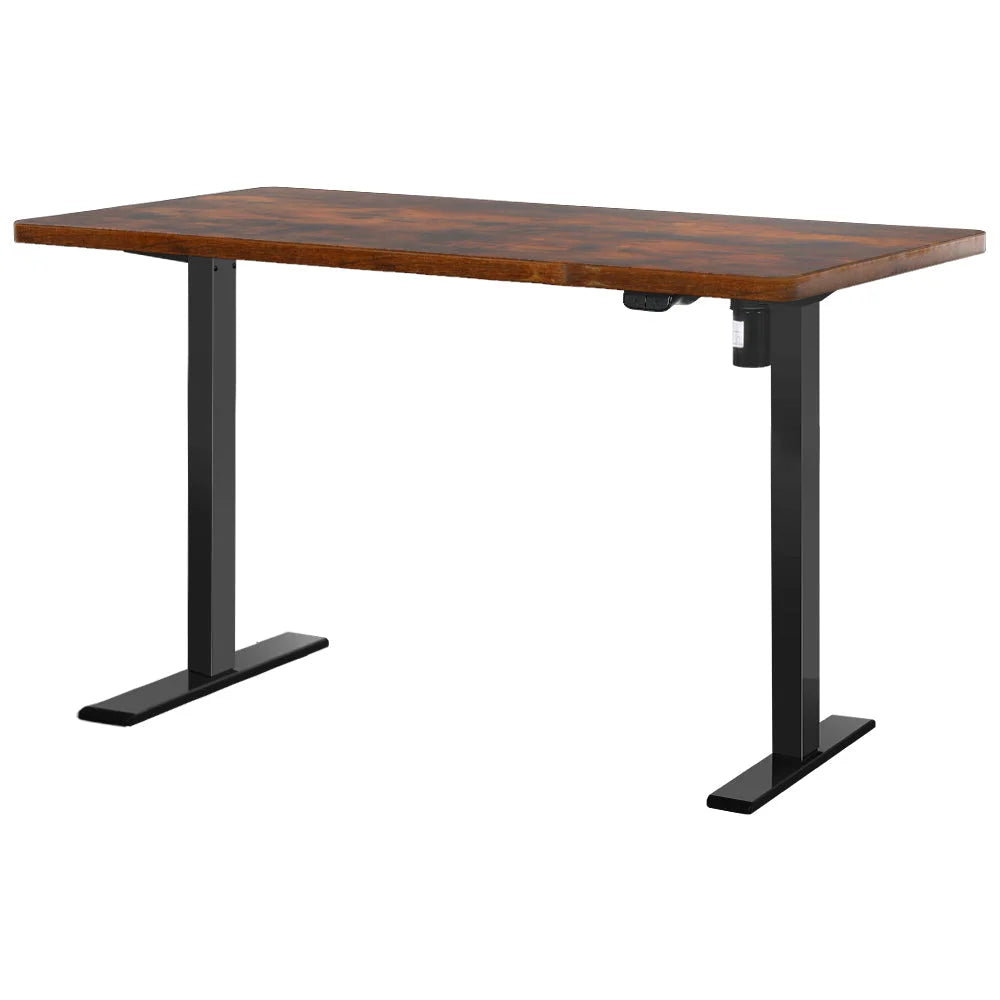 Standing Desk Motorized 140CM - Rustic Brown