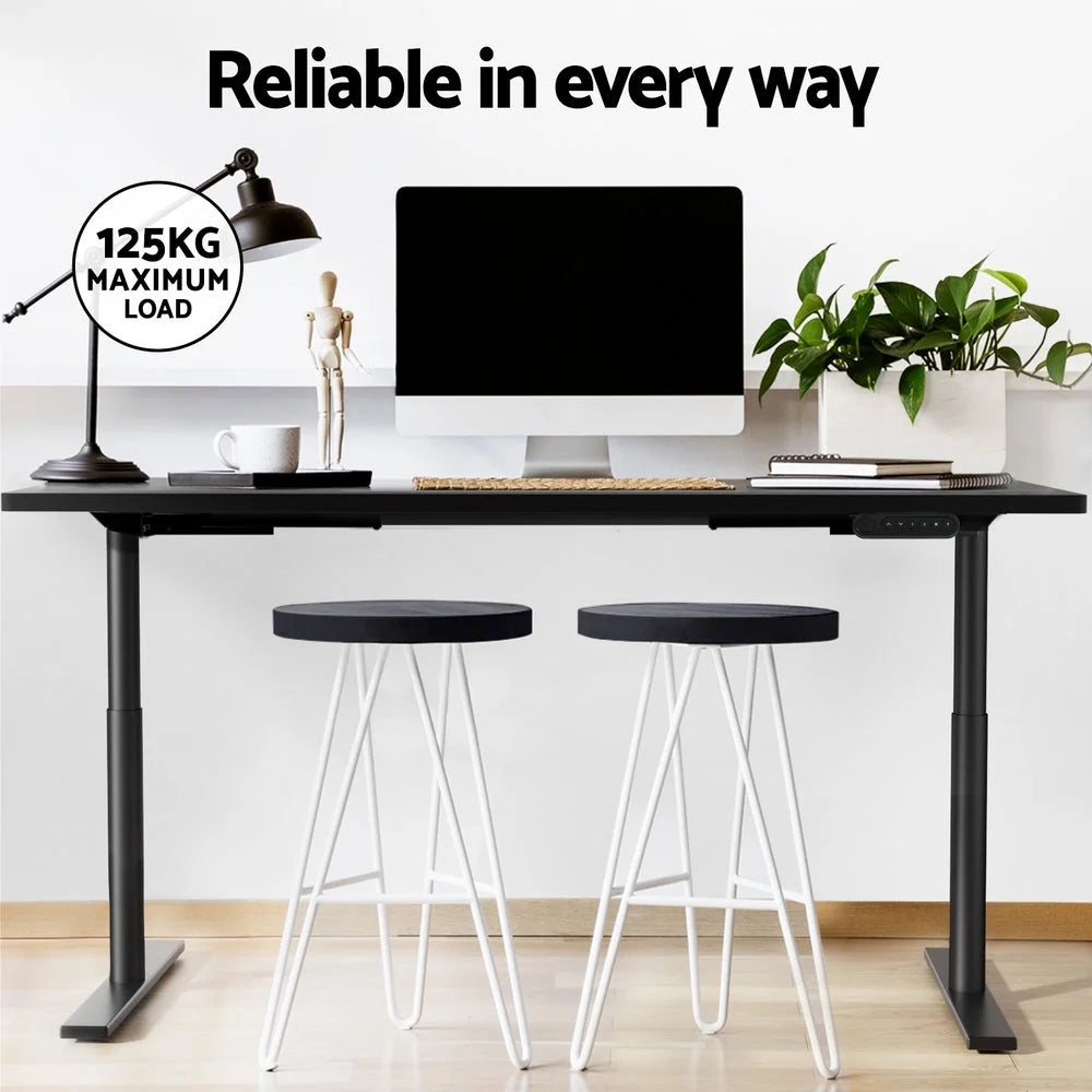 Standing Desk Motorized Dual Motor 120CM - Black