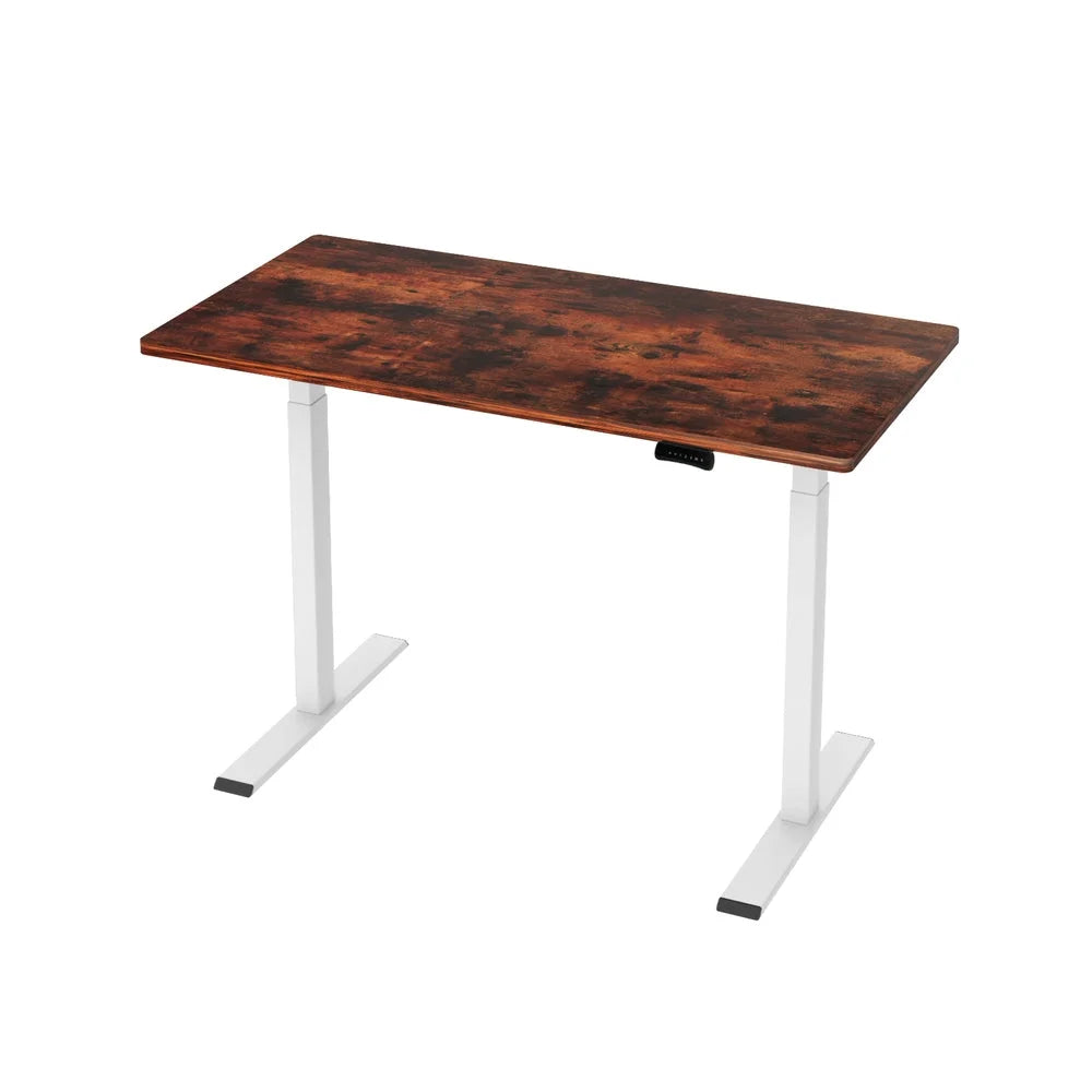 Desk with standing electric height adjustable sit