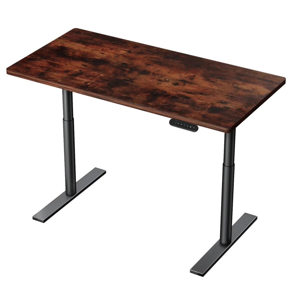 Standing Desk Motorized Dual Motor 120CM - Rustic Brown