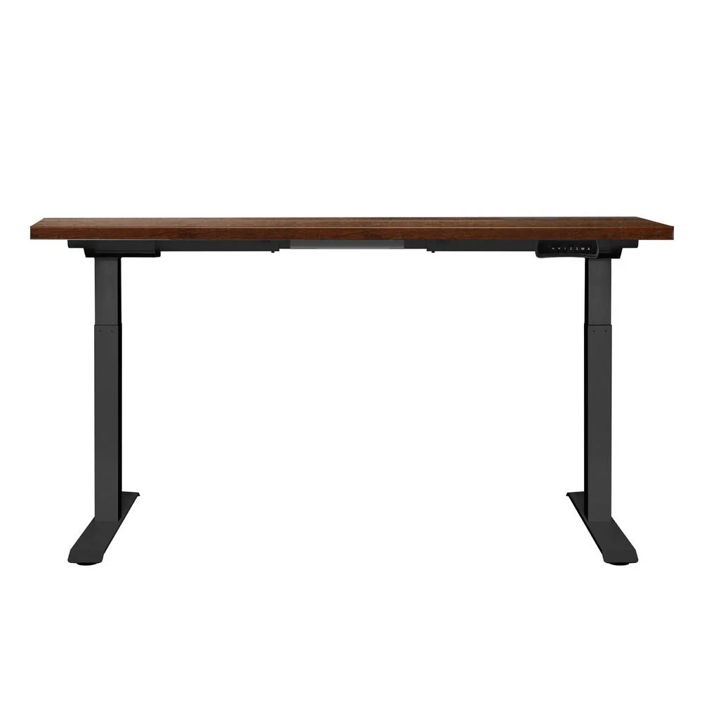 Brown black 120cm desk for study or home office workspaces