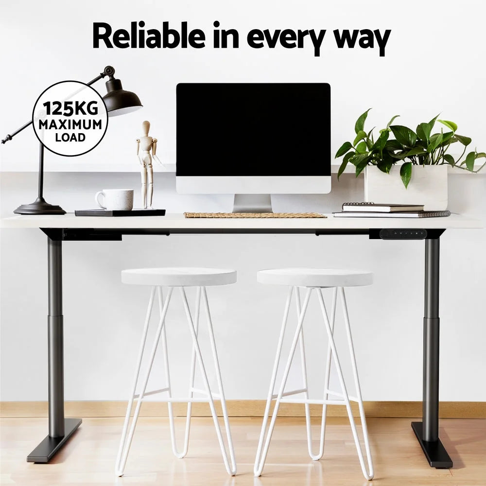 Standing Desk Motorized Dual Motor 120CM - White