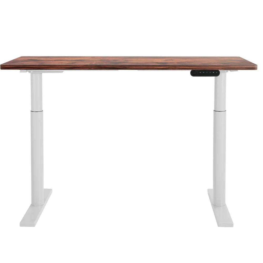 Standing Desk Motorized Dual Motor 140CM - Rustic Brown