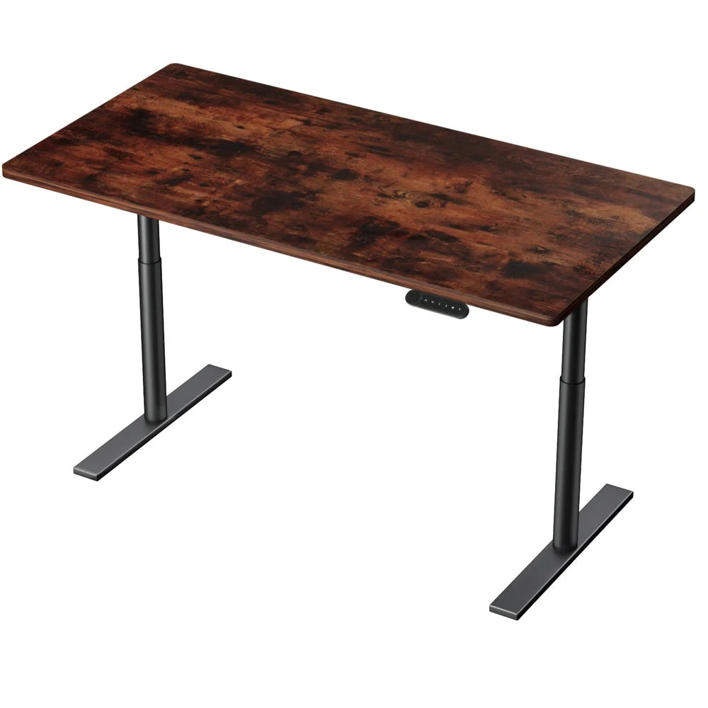 Standing Desk Motorized Dual Motor 140CM - Rustic Brown