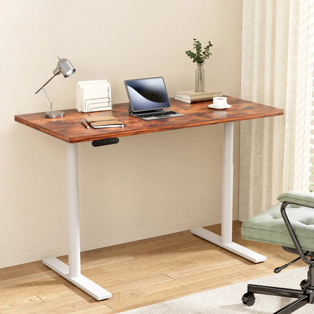 Standing Desk Motorized Dual Motor 140CM - Rustic Brown