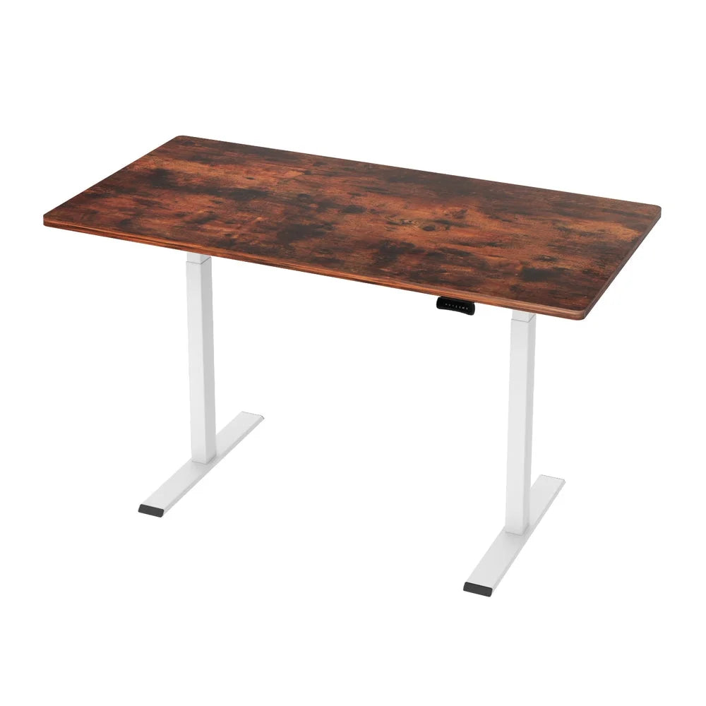 Desk with standing electric adjustable sit stand