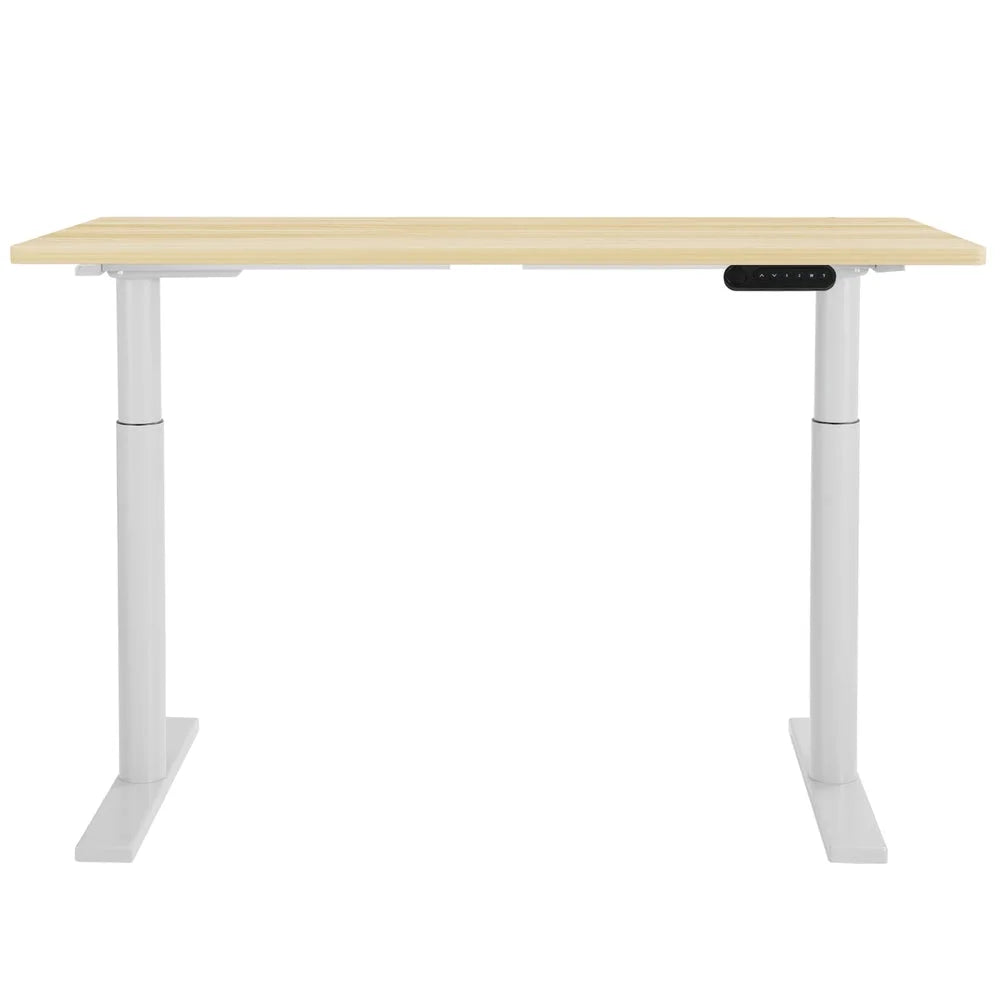 Standing Desk Motorized Dual Motor 140CM - White Oak