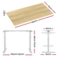 Standing Desk Motorized Dual Motor 140CM - White Oak