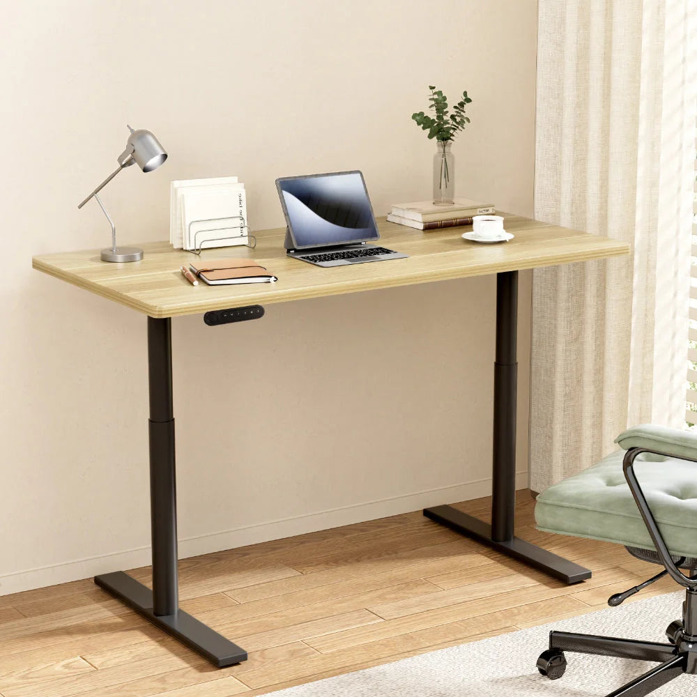 Standing Desk Motorized Dual Motor 140CM - White Oak
