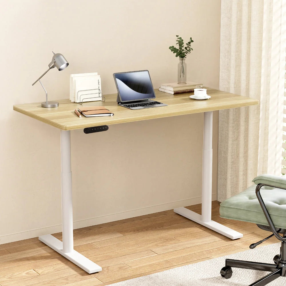 Standing Desk Motorized Dual Motor 140CM - White Oak