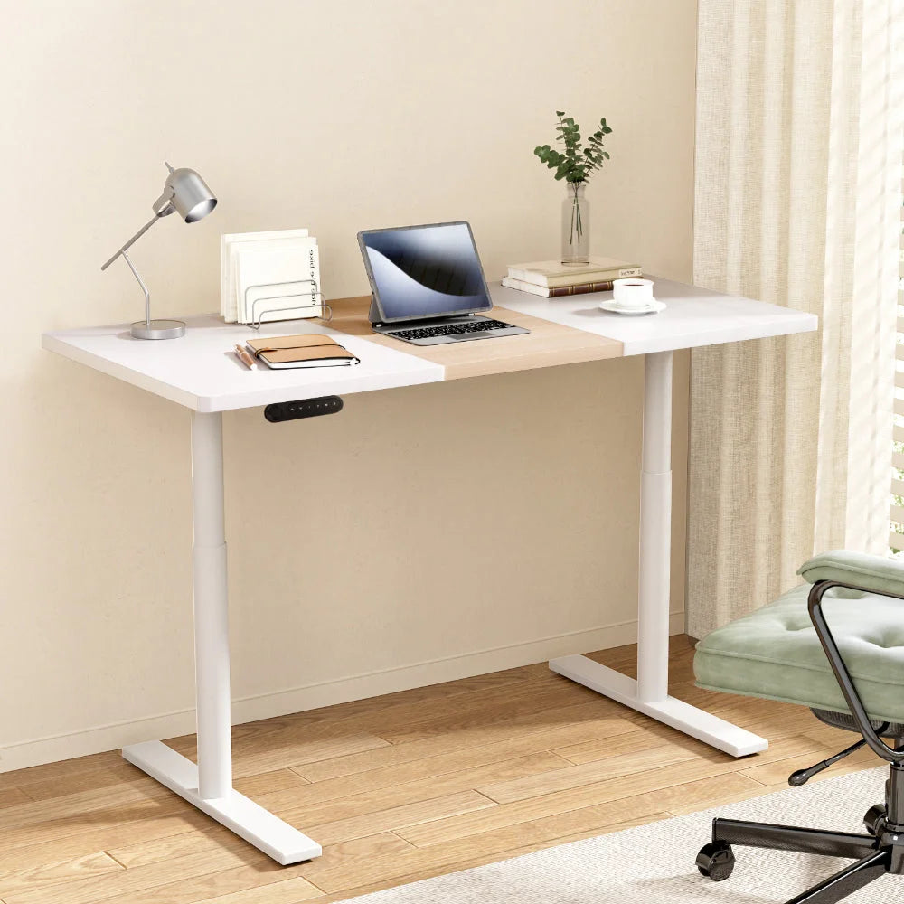 Standing Desk Motorized Dual Motor Splice 120CM - White