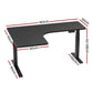 Standing Desk Motorized L-Shape 160CM - Black - Furniture