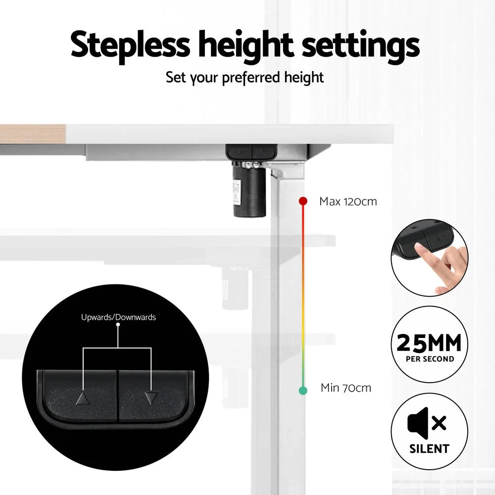 Standing Desk Motorized Sit Stand 120CM - Furniture