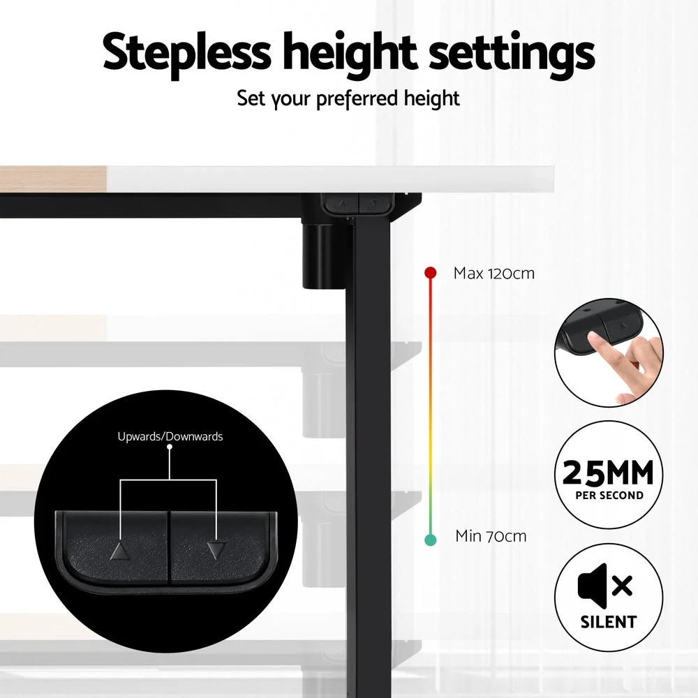 Standing Desk Motorized Sit Stand 120CM - Furniture