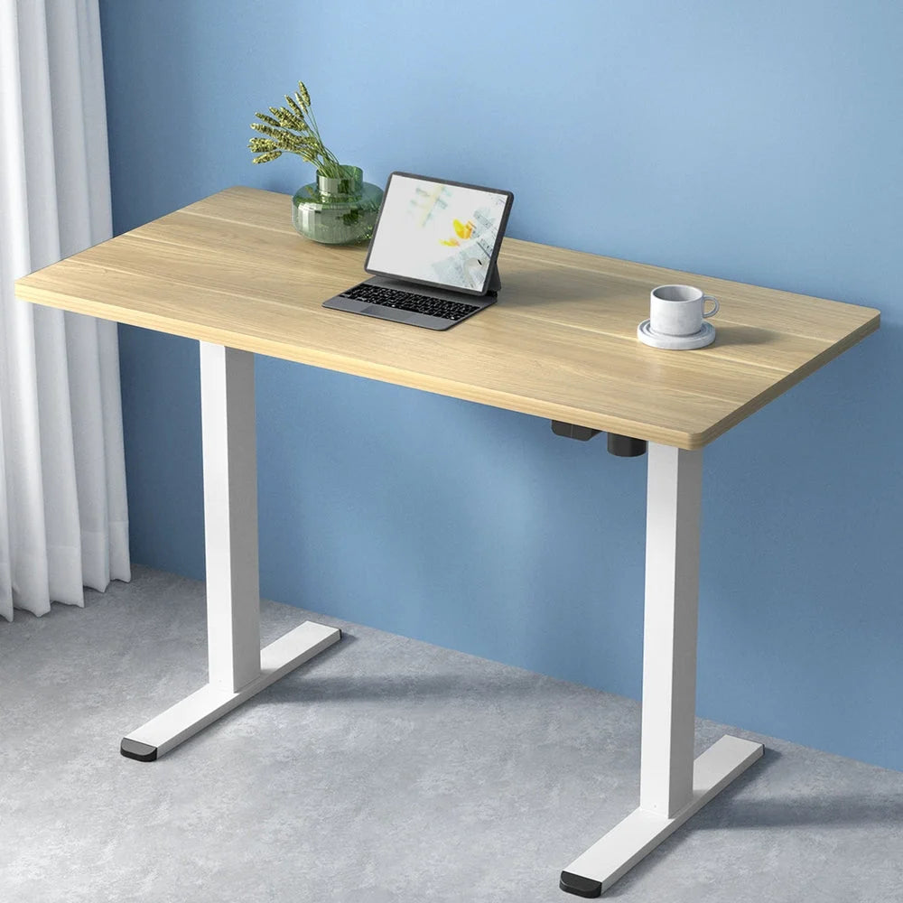 Standing Desk Motorized Sit-Stand 140CM - White Oak